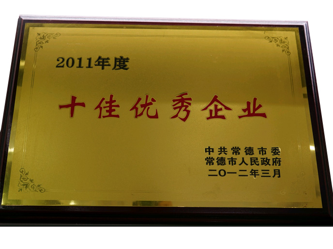 2011年度十佳优秀企业